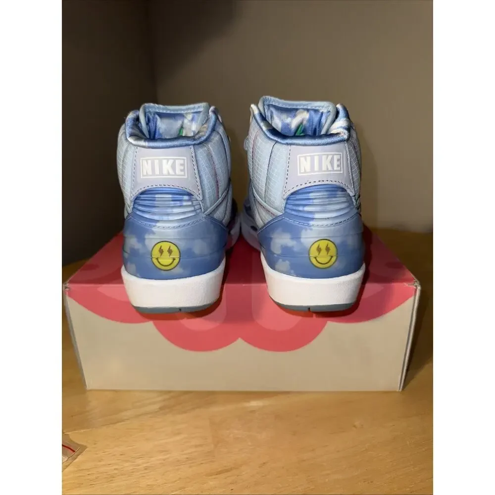 Air Jordan 2 Retro SP J Balvin DQ07691-419 SIZE 4Y / 5.5W Celestine Blue